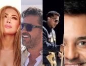  راغب علامة و محمد رمضان ونوال الزغبى  وراشد الماجد